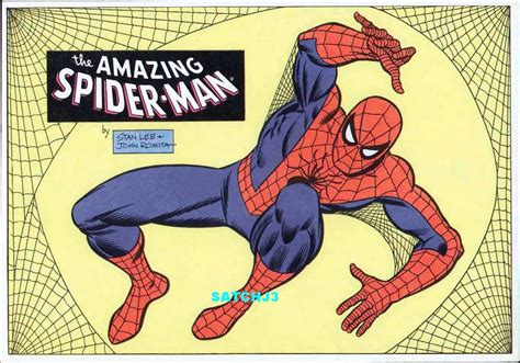 1976 AMAZING SPIDERMAN PRINT STAN LEE JOHN ROMITA Sr ART NEWSPAPER