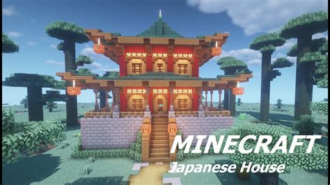 MINECRAFT How To Build A Japanese House Timelapse 1 YouTube