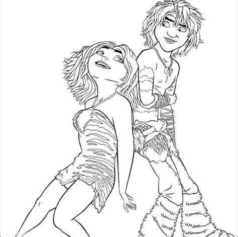 Coloring Pages The Croods Printable For Kids And Adults Free