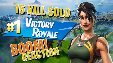 15 Kill Solo Win Fortnite Battle Royale Gameplay Youtube