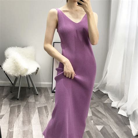 New Autumn Winter Party Dress Fashion Turtleneck Long Midi Slim