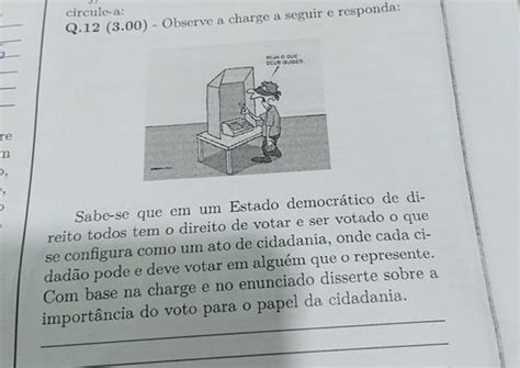 Observe A Charge A Seguir E Responda SEJA O QUE DEUS QUISER Sabe Se