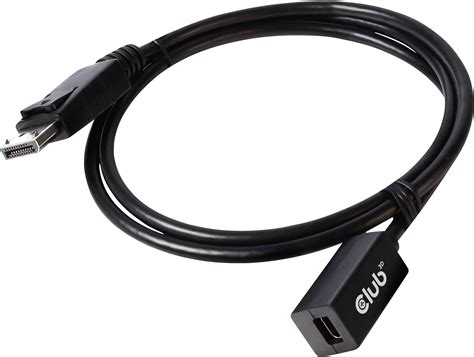 Club D Displayport Mini Displayport Adapter Cable Displayport Plug