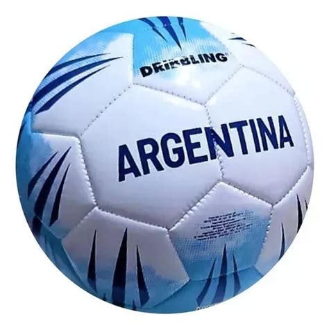 Pelota De Futbol Drb Ni Os Nro Paises Argentina Color Blanco En