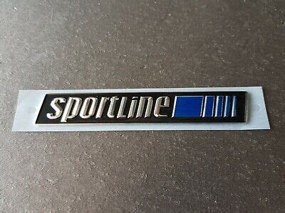 Mercedes W201 W124 Sportline Badge Emblem A2018171320 Genuine EBay