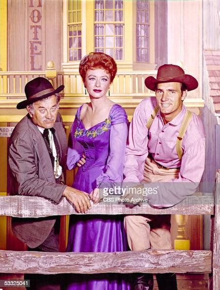 Three cast members from the American television series 'Gunsmoke'... News Photo - Getty Images