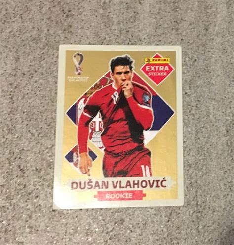 Panini Extra Sticker Rookie Dusan Vlahovic Gold Kaufen Auf Ricardo