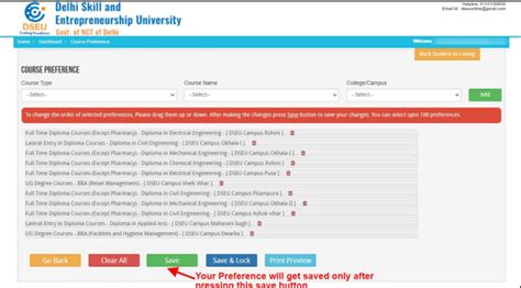 DSEU Delhi Polytechnic Counselling 2023 How To Do Step By Step 100