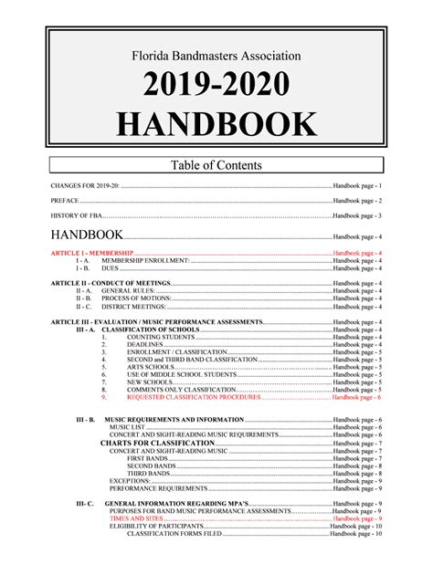 Fillable Online Fba Flmusiced Handbook Fax Email Print Pdffiller