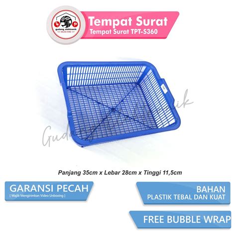 Jual Tempat Surat Keranjang Serbaguna Kotak Penyimpanan Plastik Tempat