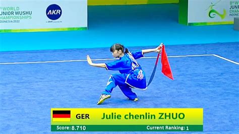 Julie Chenlin Zhou Score Daoshu Group C Girls Th World