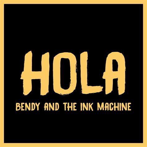 Bendy Text Font Bendy And The Ink Machine Font Every Font Is Free To Download