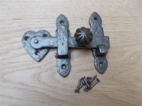 Cast Iron Old Victorian Vintage Style Cupboard Door Gate Latch Bar Catch Ebay