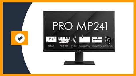 Msi Pro Mp Monitor De Fhd Hz X Pixeles Ratio