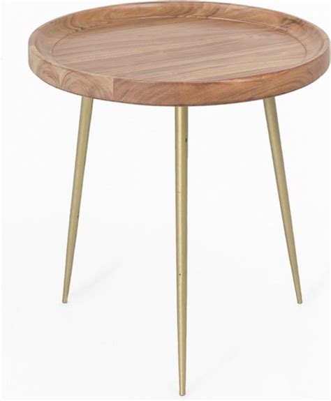 Houten Bijzettafeltje Retro X Cm Bijzet Tafel Duurzaam