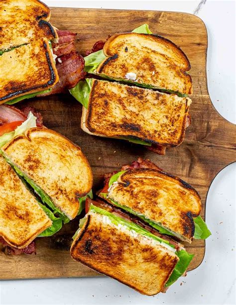 Made With Crispy Bacon Lettuce And Tomato All Layered On Buttery