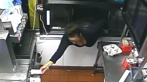 Real Life Hamburglar Woman Climbs Through Mcdonalds Drive Thru Window