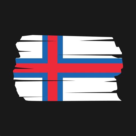 Faroe Islands Flag Brush 18911035 Vector Art At Vecteezy