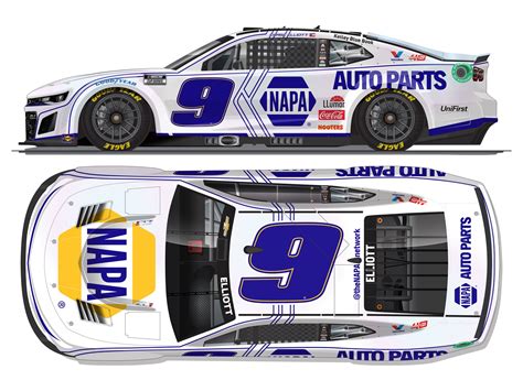 Die cast - Chase Elliott 2024 NAPA White Clash | Dawsonville History Museum