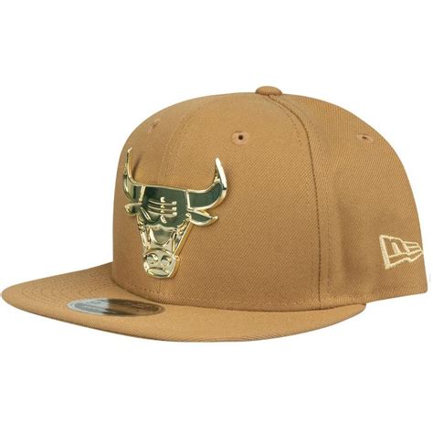 New Era Snapback Cap 9fifty Original Chicago Bulls Gold