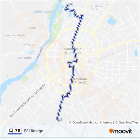 Ruta 78 Horarios Paradas Y Mapas B Hidalgo Actualizado