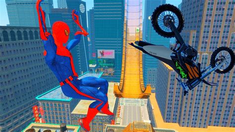 Brutal Motorcycle Spiderman Ragdolls Gta Iv 59 Euphoria Physics