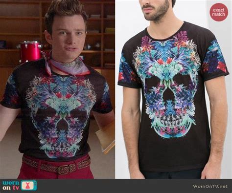 Kurt Hummel Fashion | Glee fashion, Fashion, Floral skull