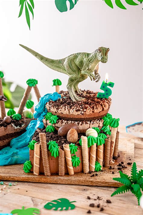 Dino Torte Rezept And Anleitung Dinosaurier Kindergeburtstag