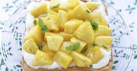 Tartine Au Fromage Blanc Ananas Et Menthe Tartine Minceur