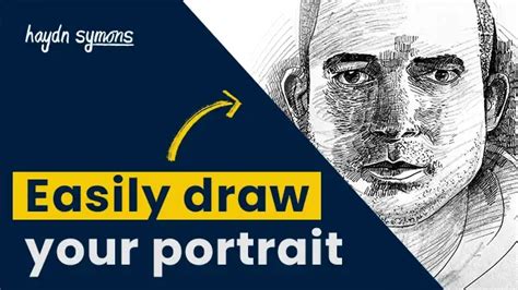 How To Create A Self Portrait Drawing Step By Step Tutorial