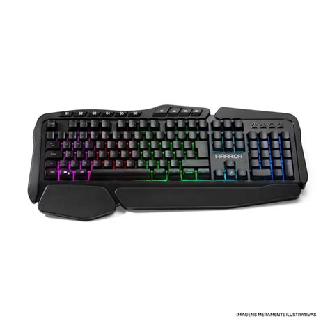 Teclado Gamer Warrior Clancy Rgb Tc Teclado Gamer Warrior Clancy