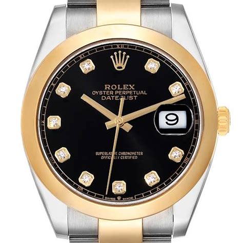 Rolex Datejust Steel Yellow Gold Wimbledon Dial Mens Watch