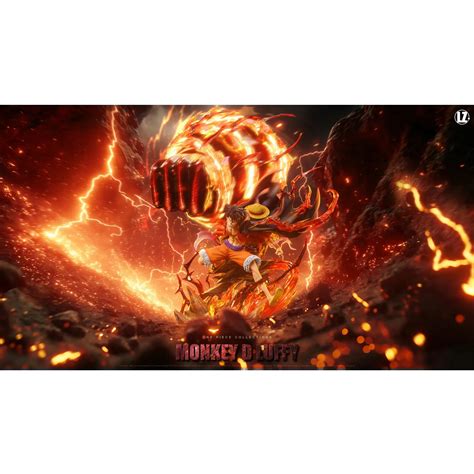 One Piece Luffy Gear Third Red Roc LZ Studio