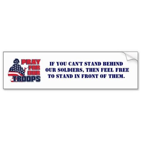 Pray For Our Troops Bumper Sticker Zazzle Bumper Stickers Pray Troops