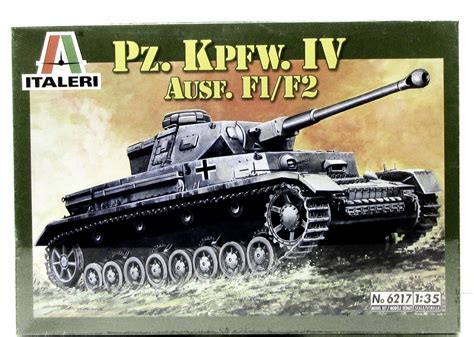 Italeri Pz Kpfw IV Ausf F1 F2 1 35 6217 Plastic Armor Model Kit Tank