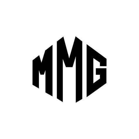 MMG letter logo design with polygon shape. MMG polygon and cube shape logo design. MMG hexagon ...