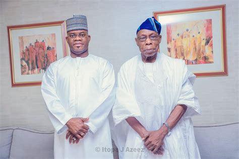 Yahaya Bello 2023 Posters Surface Online After Meeting With Obasanjo