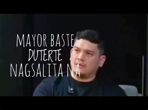 Opinyon Ni Mayor Baste Duterte Para Kay House Speaker Martin Romualdez