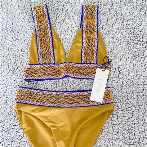 Elysiian Swim Elysiian Golden Bali Bikini Set Poshmark