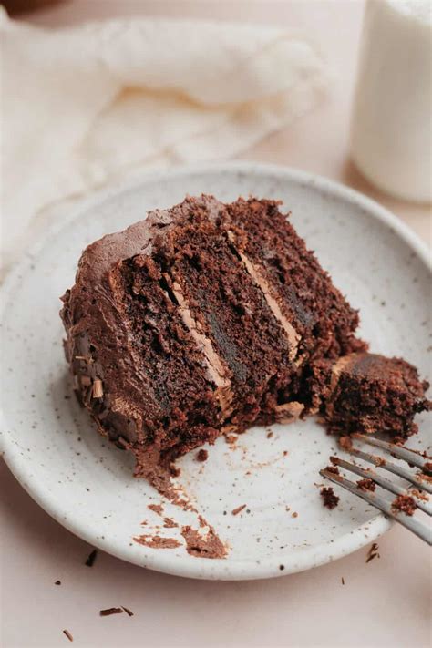 The Best Triple Chocolate Layer Cake Alpine Ella