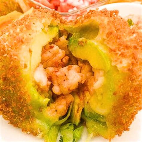 Fried Avocado Stuffed With Shrimp Mexican Appetizers And More