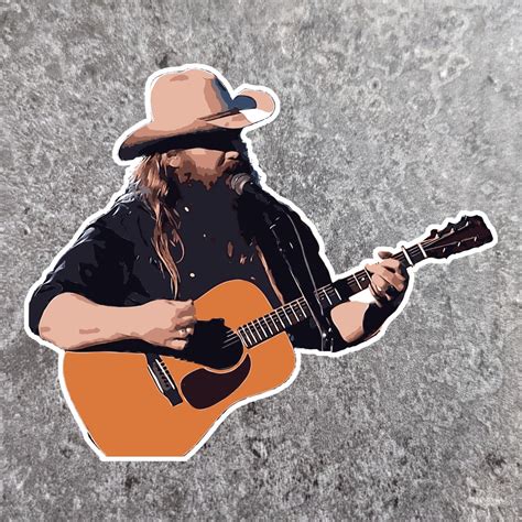 Chris Stapleton Waterproof Vinyl Sticker - Etsy