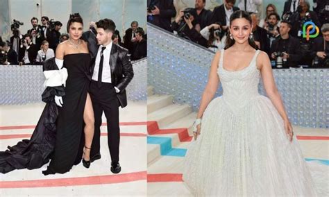 Met Gala Priyanka Chopra Shines In Black Alia Bhatt Wears A