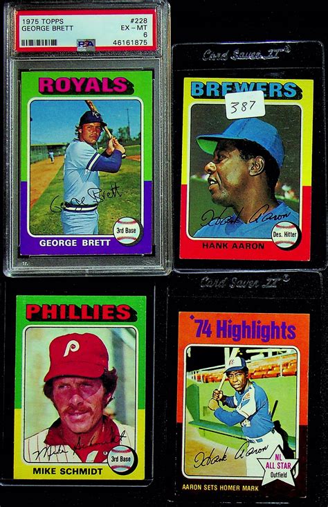 Lot Detail 1975 Topps Baseball Complete Set Of 660 Cards W 228