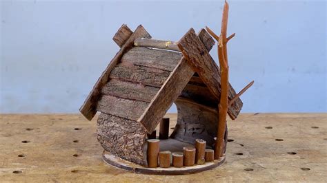 build diy rustic bird house  bird feeder youtube