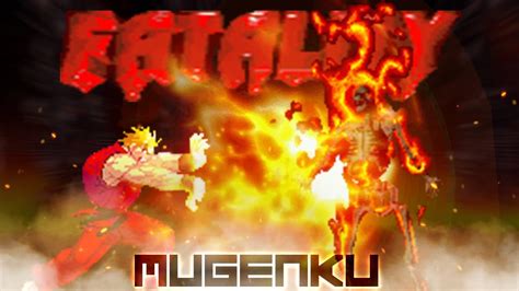 Firebender Ken Burn Vs Scorpion FATALITY Street Fighter Vs Mortal