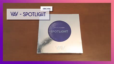 Unboxing en Español VAV 브이에이브이 Spotlight 3rd Mini album