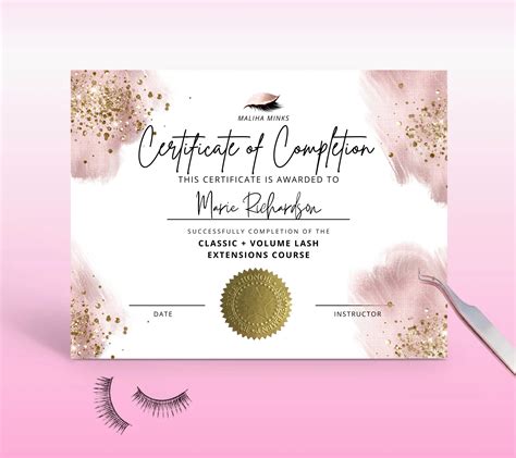 Certificate Eyelash Ubicaciondepersonascdmxgobmx