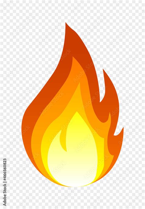 Fire Emoji vector symbol. Fire logo. Vector Stock Vector | Adobe Stock