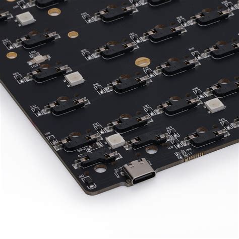Hot Swap PCB For KBD V V D Case QMK VIA Supported RGB Underglow Good Keyboard